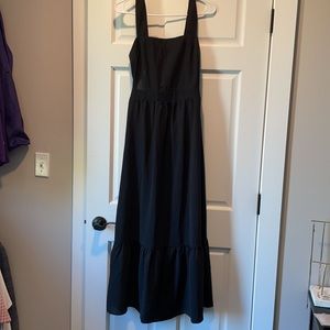 Black Maxi with Tie Back